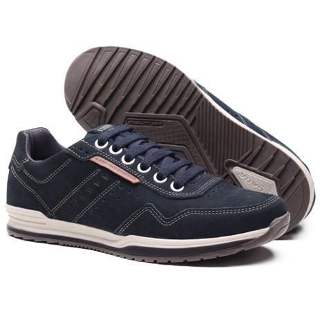 Sapatenis Masculino Pegada Em Couro Nobuck Marinho 118401 - Sapatênis  Masculino - Magazine Luiza