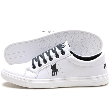 Sapatenis Masculino Polo Plus Branco - Sapatênis Masculino - Magazine Luiza
