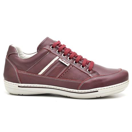 Sapatênis Masculino Ranster Couro Confortável 3008-BORDO - Calçados  Masculinos - Magazine Luiza