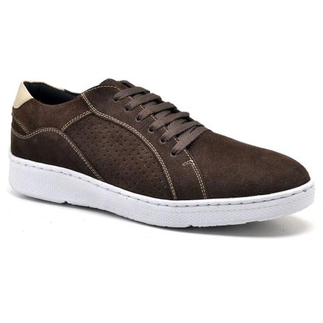sapatenis masculino marrom escuro