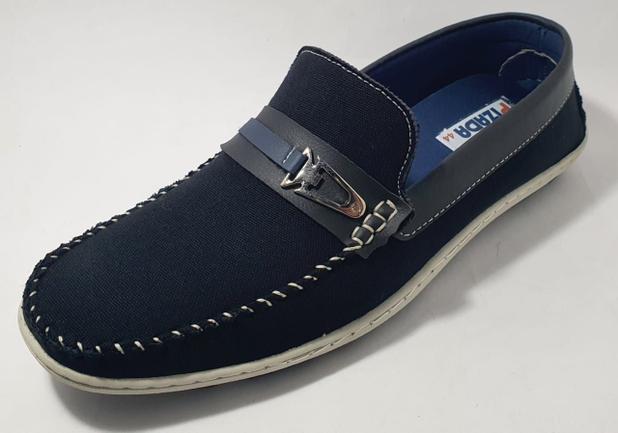 Sapatenis Mocassim Masculino Pizada Preto Lona PO58 - Sapatênis Masculino -  Magazine Luiza