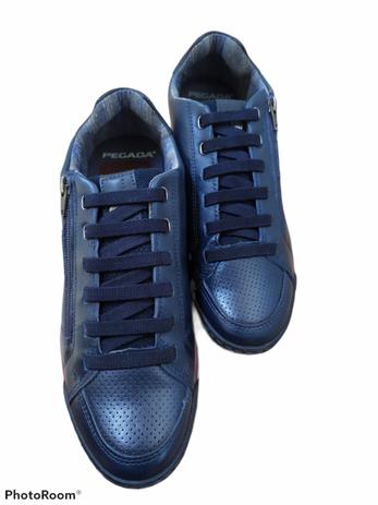 Sapatênis Pegada Anilina Azul - Sapatênis Masculino - Magazine Luiza