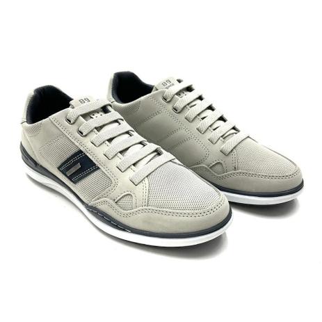 Sapatênis pegada em nobuck casual fechamento em cadarço elástico masculino  - Sapatênis Masculino - Magazine Luiza