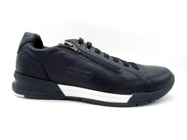 Sapatênis Pegada Masculino Couro Marinho 116706 Fecho - Sapatênis Masculino  - Magazine Luiza