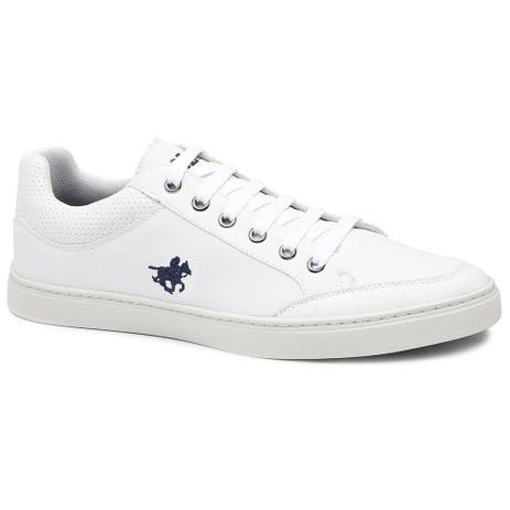 sapatenis polo branco masculino