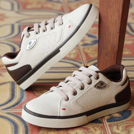 Sapatênis Infantil Masculino | Cor: BEGE | Vity - REDMAX - Calçados Infantis