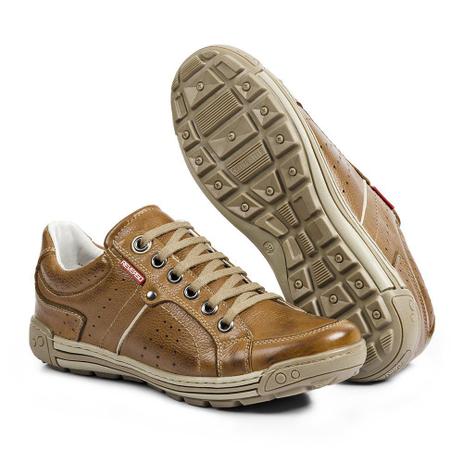 Sapatênis Tênis Couro Natural Linha Conforto Reverso - 3019 - Branco em  Promoção | Ofertas na Americanas