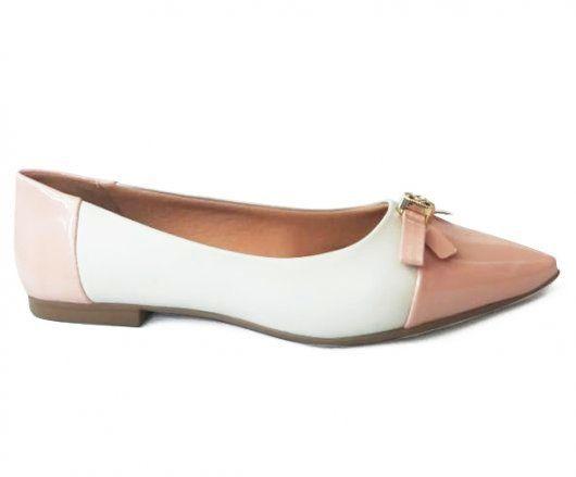 Sapatilha Bico Fino Com Laço Sua Cia Feminina Bege 818113081 - Calçados  Femininos - Magazine Luiza