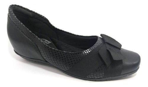 sapatilha comfortflex salto embutido