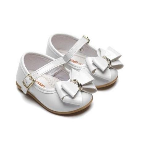 Sapatilha Fem Pimpolho Laço Branca 0027768C - Sapatilha para Bebês -  Magazine Luiza
