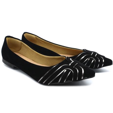 Sapatilha Feminina Corte Laser Super Confort Preta - MARIÁZ SHOES - Calçados  Femininos - Magazine Luiza