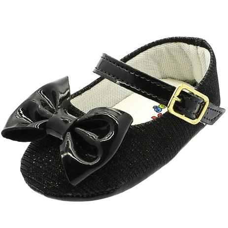 sapatilha preta para bebe