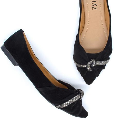 Sapatilha Feminina Strass Super Confort Preta - MARIÁZ SHOES - Calçados  Femininos - Magazine Luiza