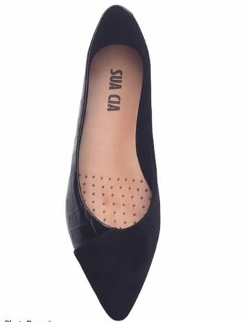 Sapatilha Feminina Sua Cia 8117.12868 - Cor: Preto - Tamanho: 39 - Calçados  Femininos - Magazine Luiza