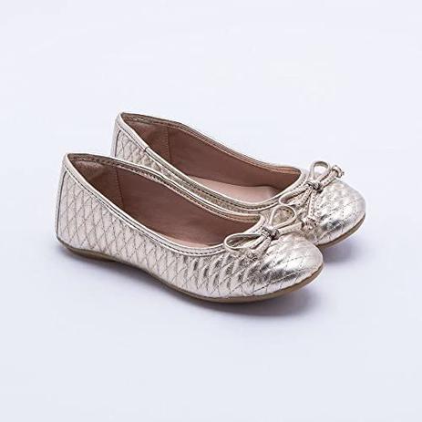 Sapatilha Infantil Feminino Ortopé Champagne - 296188 - Calçados Infantis -  Magazine Luiza