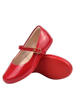 Sapatilha Infantil Menina Sapato Boneca Feminina Social Básica Batizado  Vermelho 60-115-037 - Magia de Criança - Sapato para Batizado - Magazine  Luiza