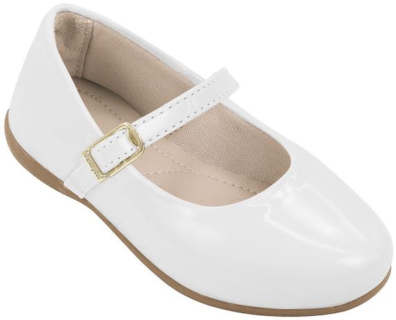 Sapatilha Infantil Pampili Verniz Branco Mini Blog 516005 - Calçados  Infantis - Magazine Luiza