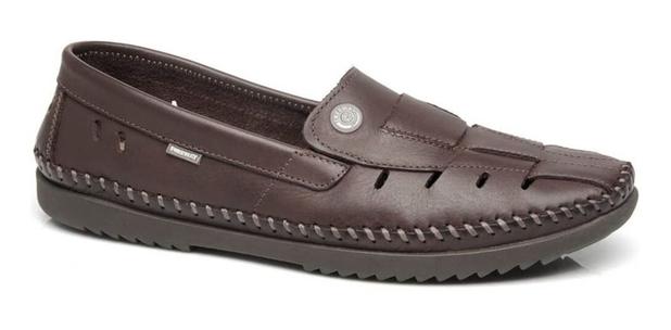 Sapatilha Masculina Freeway Logan 2 Couro Malbec 3748 - Mocassim Masculino  - Magazine Luiza