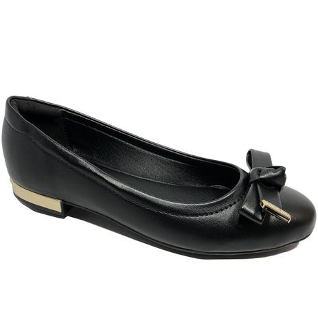 sapatilha preta lisa