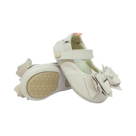 Sapatilha Mogly Infantil Menina em Couro com Laço Menor preço em Sapatilha Mogly Infantil Menina em Couro com Laço