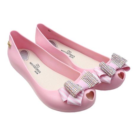 Sapatilha Peep Toe Anita Rosa Bebê - Worldcolors Menor preço em Sapatilha Peep Toe Anita Rosa Bebê - Worldcolors