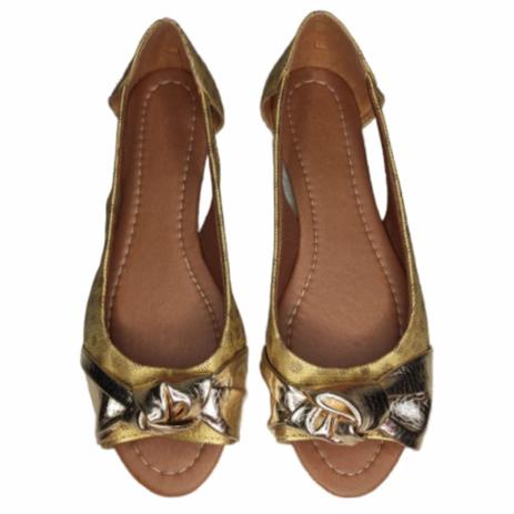 peep toe sapatilha