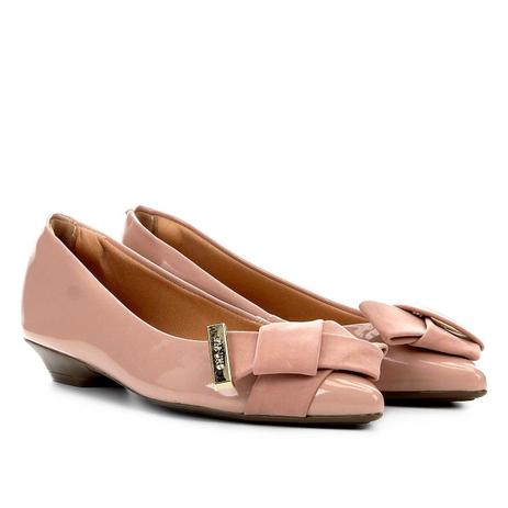 sapatilha via uno laço preta