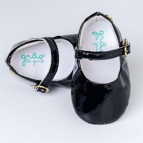 sapato bebe preto