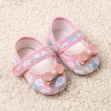 Sapatinho Boneca Bebê Menina Nuvenzinha Rosa Claro - Baby Soffete - Bonecas  - Magazine Luiza
