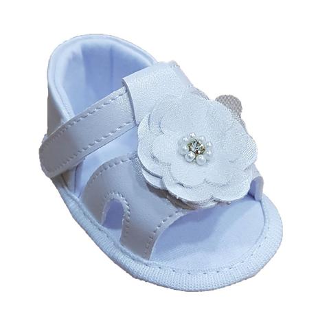 Sapatinho Branco Batizado Bebe Sapatilha Chinelo Pelo Rosa Keto - Sapato  para Batizado - Magazine Luiza