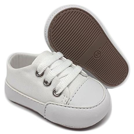 tenis branco bebe menino