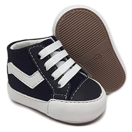 sapatinho de bebe preto