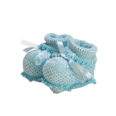 Sapatinho de Linha para Bebê Doce Suspiro Azul - Tamanho Único - Sapatinho  de Bebê - Magazine Luiza