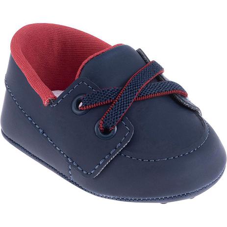Sapatinho Infantil - Baby Classic - Azul e Vermelho - Pimpolho - Sapatinho  de Bebê - Magazine Luiza