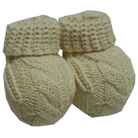 Touca de Bebê, Luva e Sapatinho de Lã Kit 7537