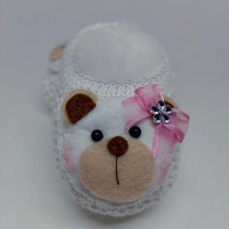 Sapatinho para bebê com bichinho - Sonhos de bebê - Sapatinho de Bebê -  Magazine Luiza