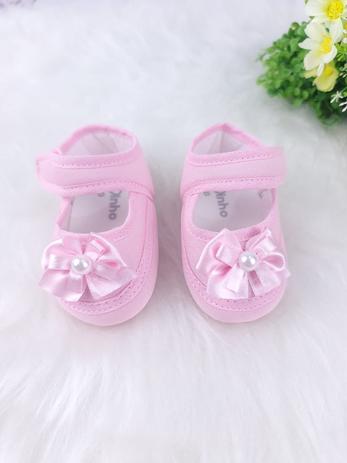 Sapatinho Rosa De Bebê Daminha Festa Recém Nascido Super Luxo - Baby's -  Sapatinho de Bebê - Magazine Luiza