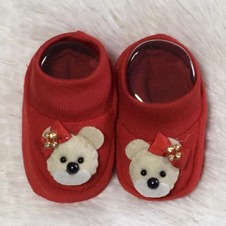 Sapatinho tipo Pantufa - Meia Infantil Ursinha - GOMES BABY LAR - Pantufa  Infantil - Magazine Luiza