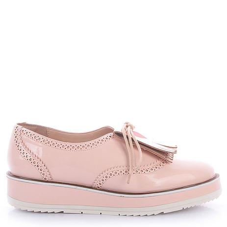 sapato verniz rosa