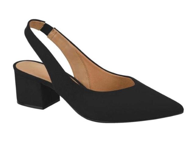 sapato aberto feminino