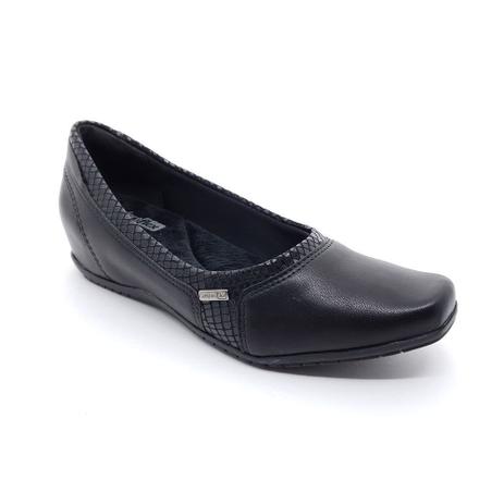 sapato anabela comfortflex