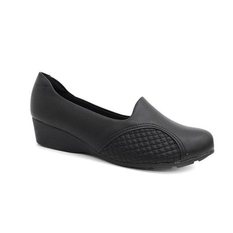 sapato anabela conforto feminino modare