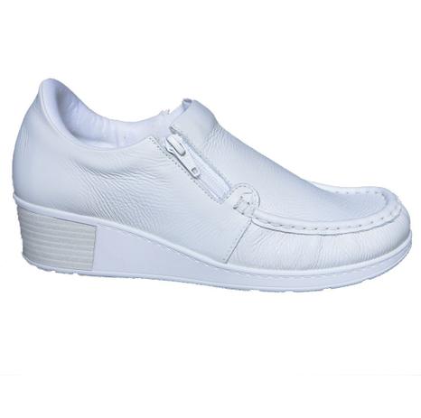 sapato branco feminino usaflex