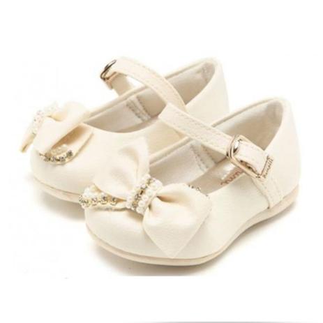 Sapato Angel Pampili Tapioca - Sapatinho de Bebê - Magazine Luiza