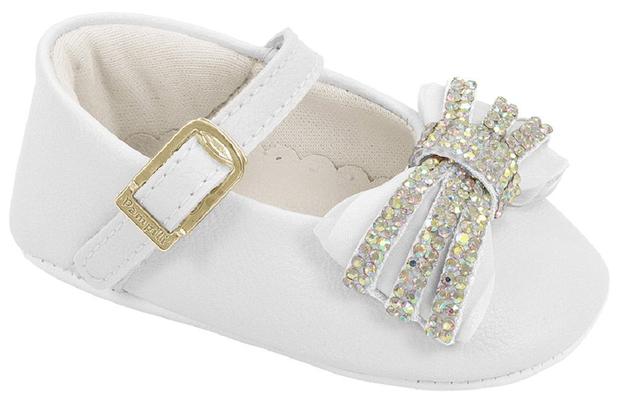 Sapato bebê pampili nina branco 379592 - Sapatinho de Bebê - Magazine Luiza