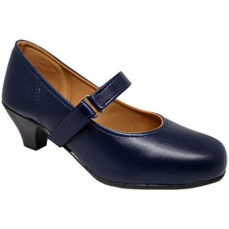 Sapato Boneca Fechado Salto Baixo Confort Azul Marinho - PariShoes - Outros  Moda e Acessórios - Magazine Luiza