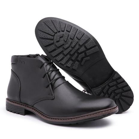 Sapato Bota Social Casual Masculino Top Franca Shoes Preto - Sapato Social Masculino - Magazine Luiza