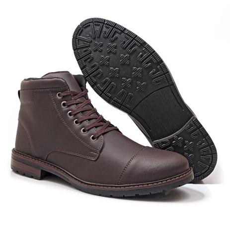 Sapato Botina Casual Social Masculino Bota Cano Médio Confortável - Mr try  shoes - Bota Masculina - Magazine Luiza