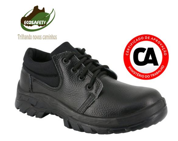 Sapato botina de Segurança Bico de PVC Com Cadarço Primavera PR128AP -  ECOSAFETY - Bota de Segurança - Magazine Luiza