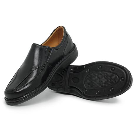 Sapato Casual AntI Stress Masculino Ortopédico Indicado Para Diabéticos Em  Couro Preto N43 - Becos Total Confort - Sapato Casual Masculino - Magazine  Luiza